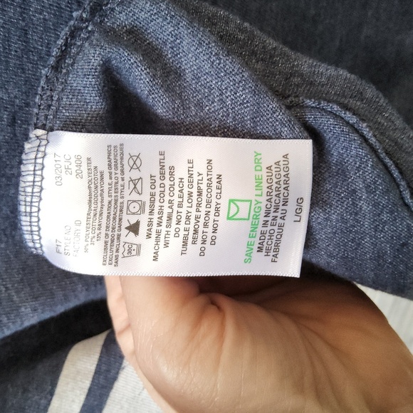 Majestic Fan Fashion blue Houston Texans shirt size Large with Watt 99 on front - Picture 6 of 6